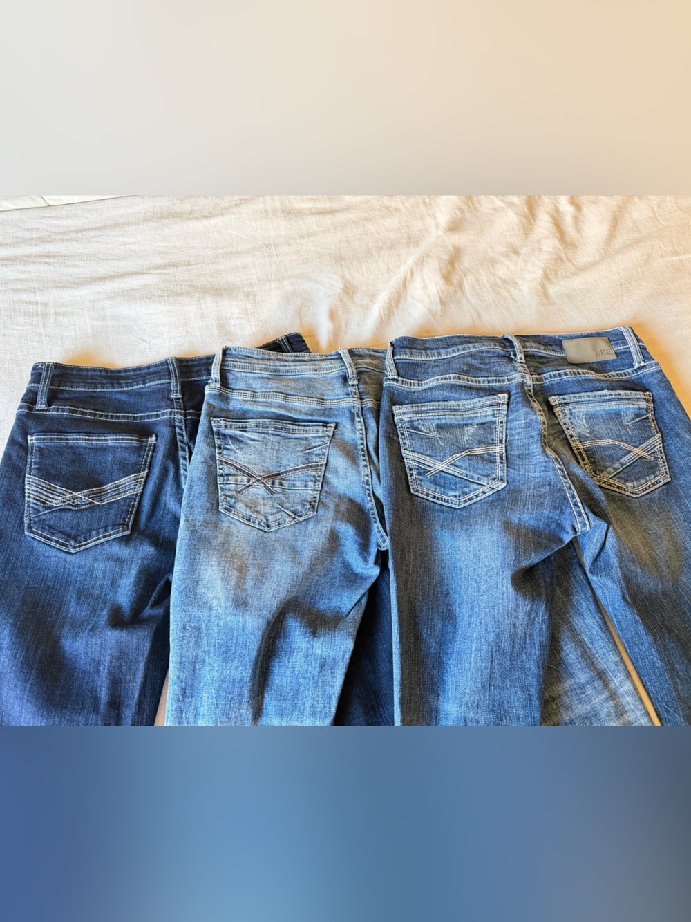 Men's Denim Jeans Bundle - Classic Straight Fit - Picture 2 of 4
